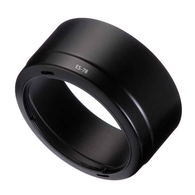 FocusFoto Bayonet Mount Lens Hood Shade Replacement for Canon ES-78 fit for Canon EF 50mm f/1.2L USM Camera Lens - Image 2